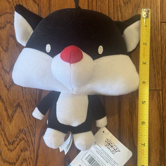 NWT Looney Tunes Chibi Sylvester 7" Toy Factory Baby Plush Stuffed Cartoon Cat - Picture 9 of 14